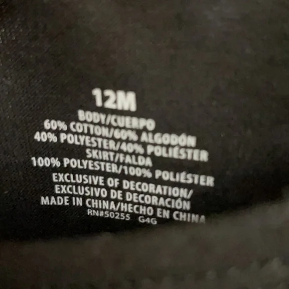 NWT Girls Size 12 Months 12M Christmas Dress - Picture 3 of 3